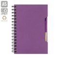 Cuaderno A5 de 80 hojas rayadas en kraft