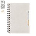 Cuaderno A5 de 80 hojas rayadas en kraft