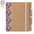 Cuaderno A5 Camuflaje Colores con Bolígrafo BU