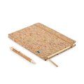 Cuaderno A5 de corcho coloreado Beig