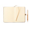 Cuaderno A5 de corcho coloreado