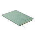 Cuaderno A5 con Cubierta Acanalada Verde Menta