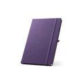 Cuaderno A5 rPET con páginas rayadas Morado