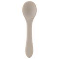 Cuchara infantil de silicona Beige