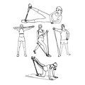 Cuerda Fitness de Tensión con Pedal