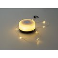 Cuerda de luces LED retráctil portátil