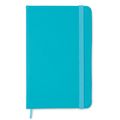 Cuaderno A6 Rayado Suave PU Turquesa