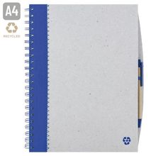 Cuaderno Cartón 90H A4 con Bolígrafo Az