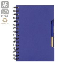 Cuaderno A5 de 80 hojas rayadas en kraft Az