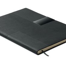Cuaderno A5 con cubierta de PU Negro