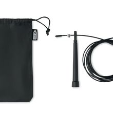 Cuerda de Saltar Ajustable Negro