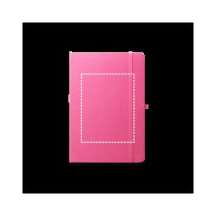 Cuaderno A5 rPET con páginas rayadas | Delantera | 100 x 130