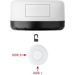 Cuerda de luces LED retráctil portátil | Lado 1 | 40 x 20