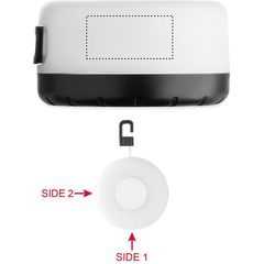 Cuerda de luces LED retráctil portátil | Lado 2 | 40 x 20