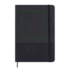 Cuaderno A5 de 80 hojas rayadas crema | Frontal | 90 x 100