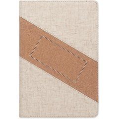 Cuaderno A5 con cargador inalámbrico | Frontal | 100 x 45