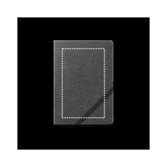 Cuaderno A5 Kraft con esquinas redondeadas | Delantera | 110 x 180