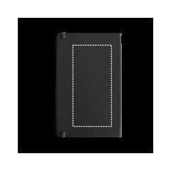 Cuaderno A5 con páginas rayadas y cierre elástico | Posterior | 90 x 190