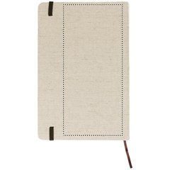 Cuaderno ecológico con banda elástica y marcapáginas 21x14,5 cm | Trasero | 90 x 200