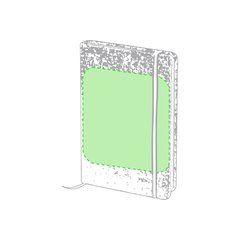 Cuaderno elegante con tapa suave | Portada Centrado | 90 x 100