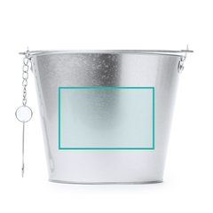 Cubo metálico con abridor | ZONA1 | 35 x 10