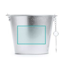 Cubo metálico con abridor | ZONA2 | 35 x 10