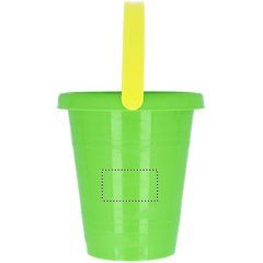 Cubo de playa con 5 herramientas para niños | Lado Derecho | 35 x 20