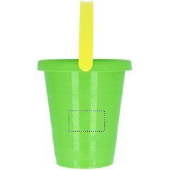 Cubo de playa con 5 herramientas para niños | Lado Izquierdo | 35 x 20