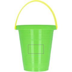 Cubo de playa con 5 herramientas para niños | Trasero | 35 x 20