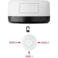 Cuerda de luces LED retráctil portátil | Lado 1 | 40 x 20