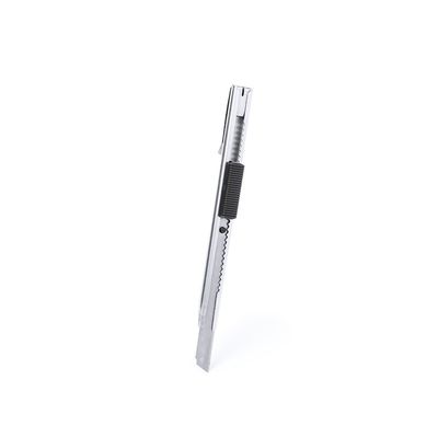 Cúter de cuchilla fina en acero inoxidable con clip