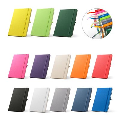 Cuaderno A5 rPET con páginas rayadas