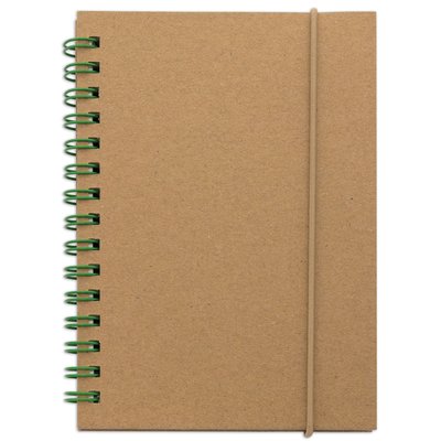 Cuaderno de 70 Hojas con Líneas Verde