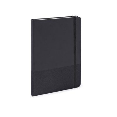Cuaderno A5 de 80 hojas rayadas crema Negro