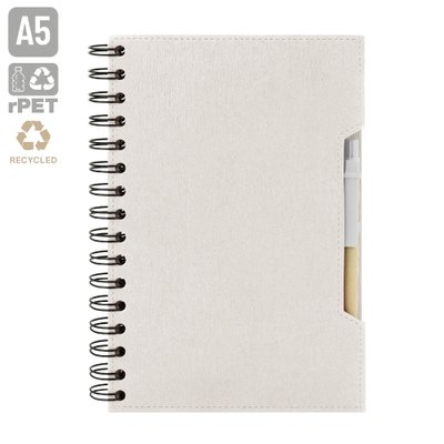 Cuaderno A5 de 80 hojas rayadas en kraft Bl