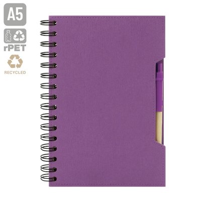 Cuaderno A5 de 80 hojas rayadas en kraft Li
