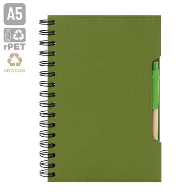 Cuaderno A5 de 80 hojas rayadas en kraft Ve