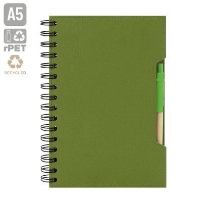 Cuaderno A5 de 80 hojas rayadas en kraft