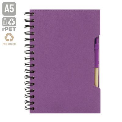 Cuaderno A5 de 80 hojas rayadas en kraft