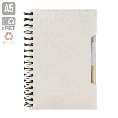 Cuaderno A5 de 80 hojas rayadas en kraft