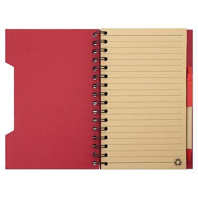 Cuaderno A5 de 80 hojas rayadas en kraft