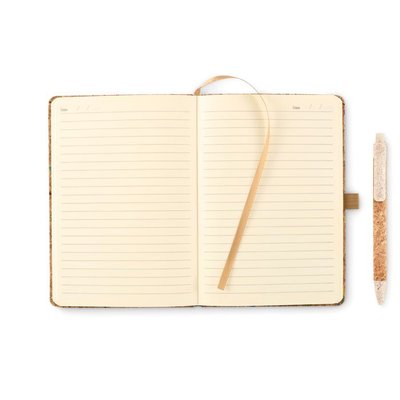 Cuaderno A5 de corcho coloreado