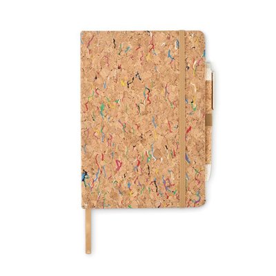 Cuaderno A5 de corcho coloreado
