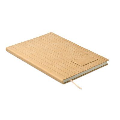 Cuaderno A5 con Cubierta Acanalada Beig