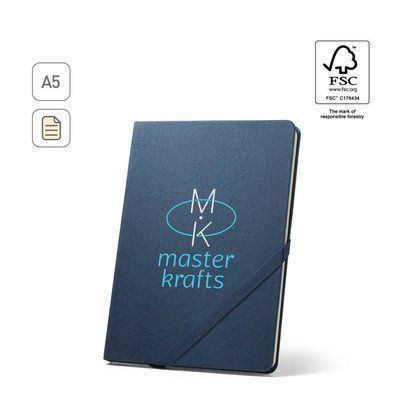 Cuaderno A5 Kraft con esquinas redondeadas