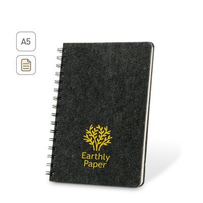 Cuaderno A5 de papel reciclado