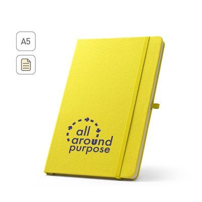 Cuaderno A5 rPET con páginas rayadas