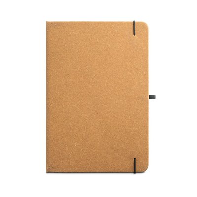 Cuaderno A5 con Tapa de Piel Reciclada