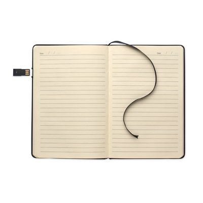 Cuaderno A5 con USB integrado
