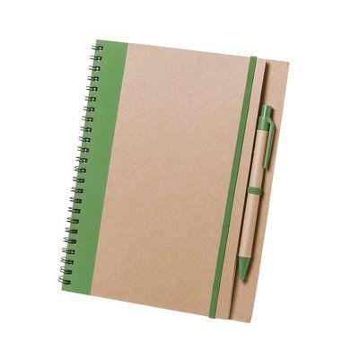 Cuaderno Bolígrafo Reciclado Ver